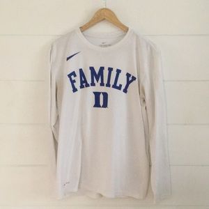 Nike Duke University “Family” Dri-Fit Long Sleeve T-Shirt
